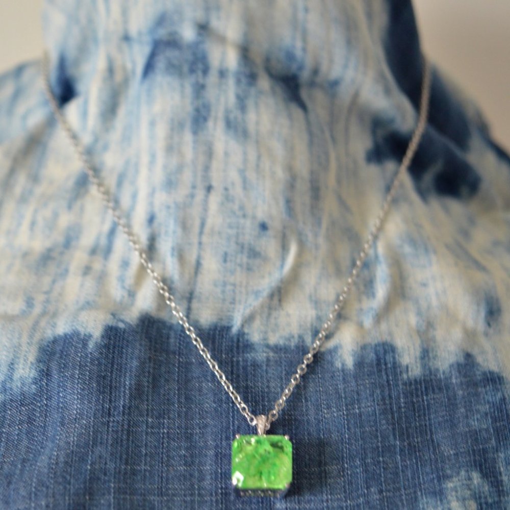 Emerald Square Shape Translucent 9.35 Carat 12mm … - image 3